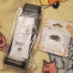 Lug luggage strap + heart charm